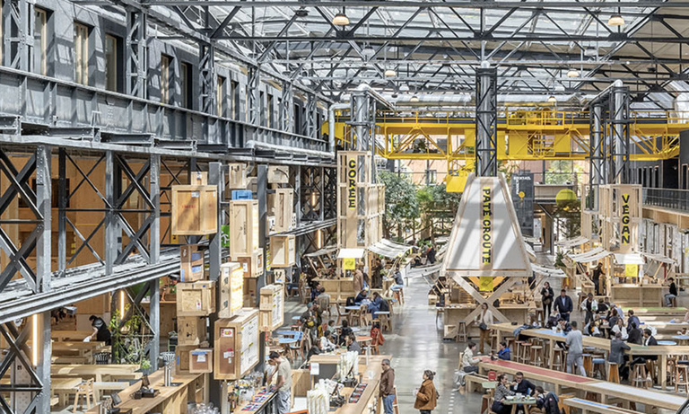 Carta – Reichen et Robert - La halle Alstom, Cœur vivant du quartier des Docks à Saint-Ouen