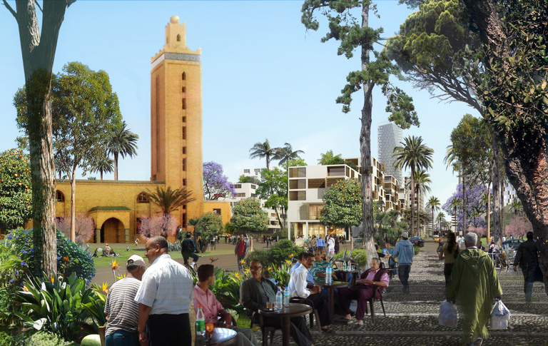 Baaum - la rue jardin d'Anfa CitÇ de l'Air.jpg