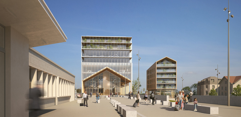 Carta – Reichen et Robert - RR&A_Pole Viotte_ Besancon_1578BSV_VUE DEPUIS LE PARVIS DE LA GARE VIOTTE.jpg