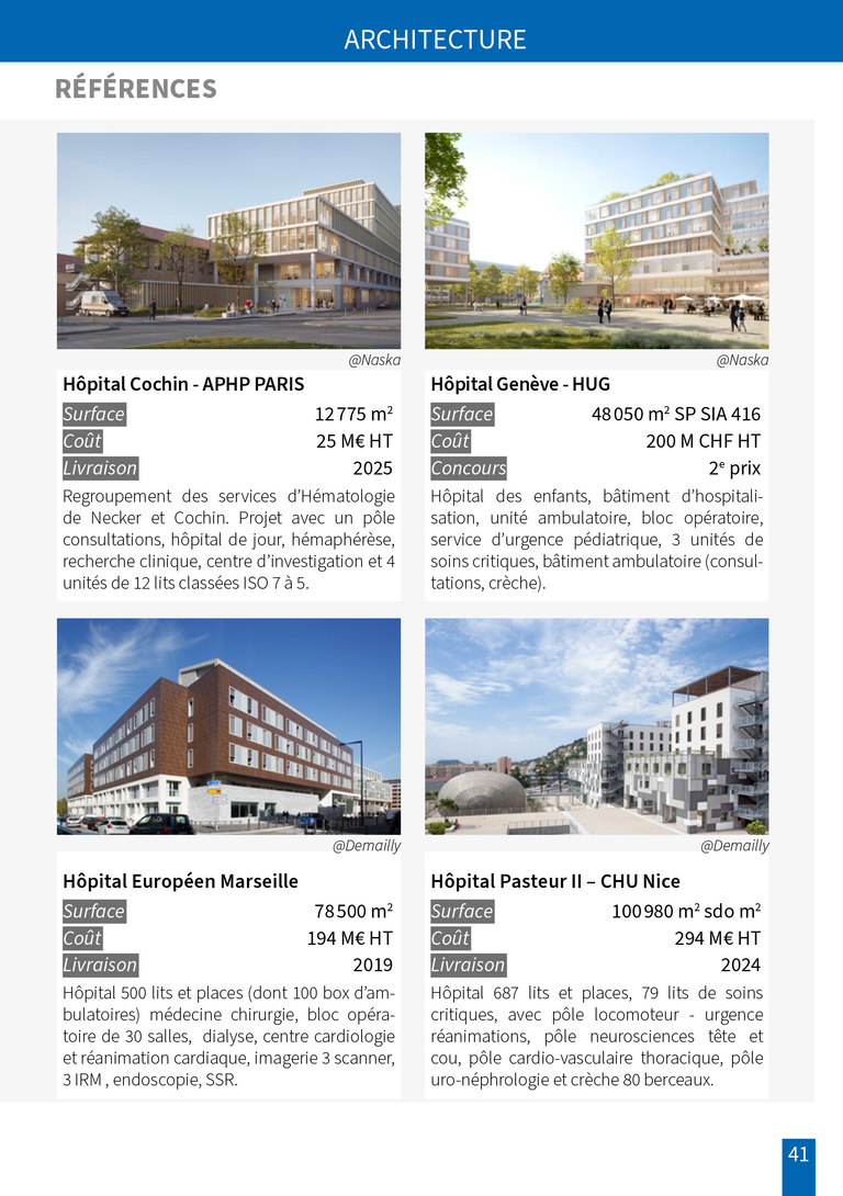 Baaum - Nous sommes désormais membres de l'Union des Architectes Francophones pour la Santé et acteurs majeurs intégrés dans les projets structurants de la santé