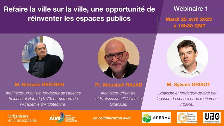 Baaum - Webinaire de la table-ronde Urbanisme en Francophonie sur le thème : "L'espace public, cœur battant de la cité"