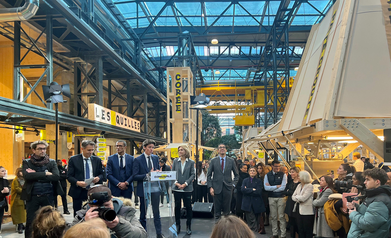 Baaum - Inauguration de la "Communale" à Saint Ouen sur Seine