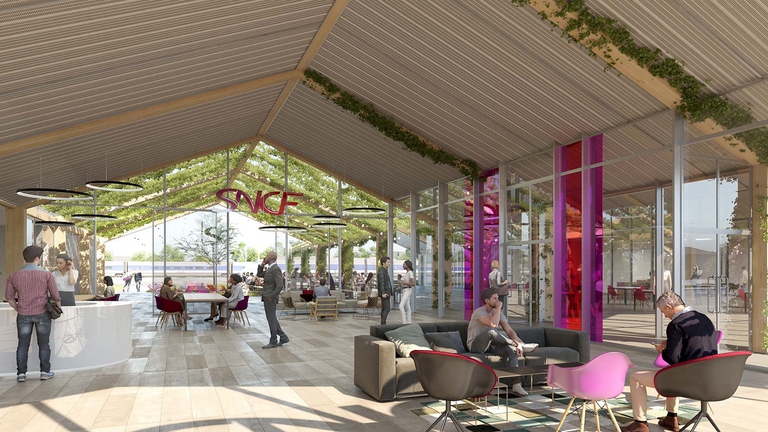 Baaum - Winner of the competition for the SNCF Réseau training campus in Lyon Saint Priest