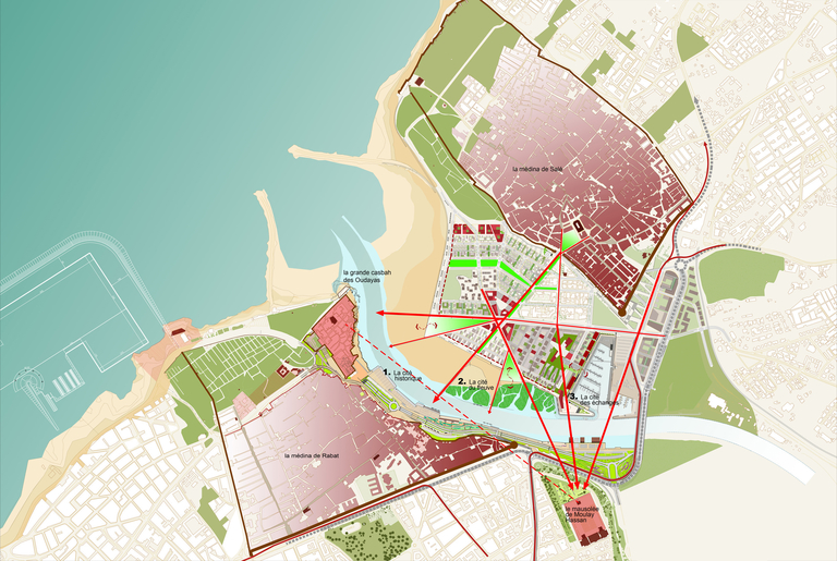 Carta – Reichen et Robert - Secteur Bab Al Bahr : la cité de l’estuaire